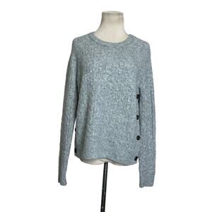 J. Crew gray crew neck sweater size S